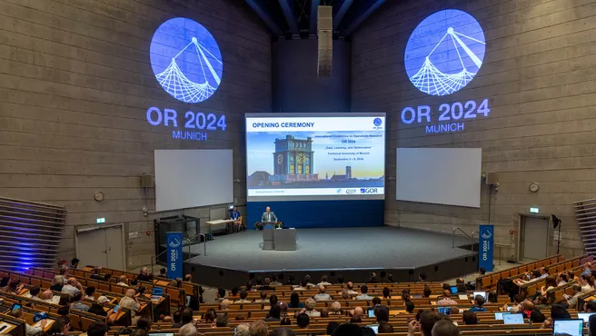 Opening ceremony of the OR 2024 conference in the TUM Audimax