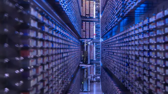 Interior view of Leibniz Supercomputing Centre