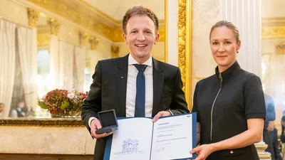 Stephan Krusche and Claudia Peus, Vice President for Talent Management and Diversity at the Technical University of Munich